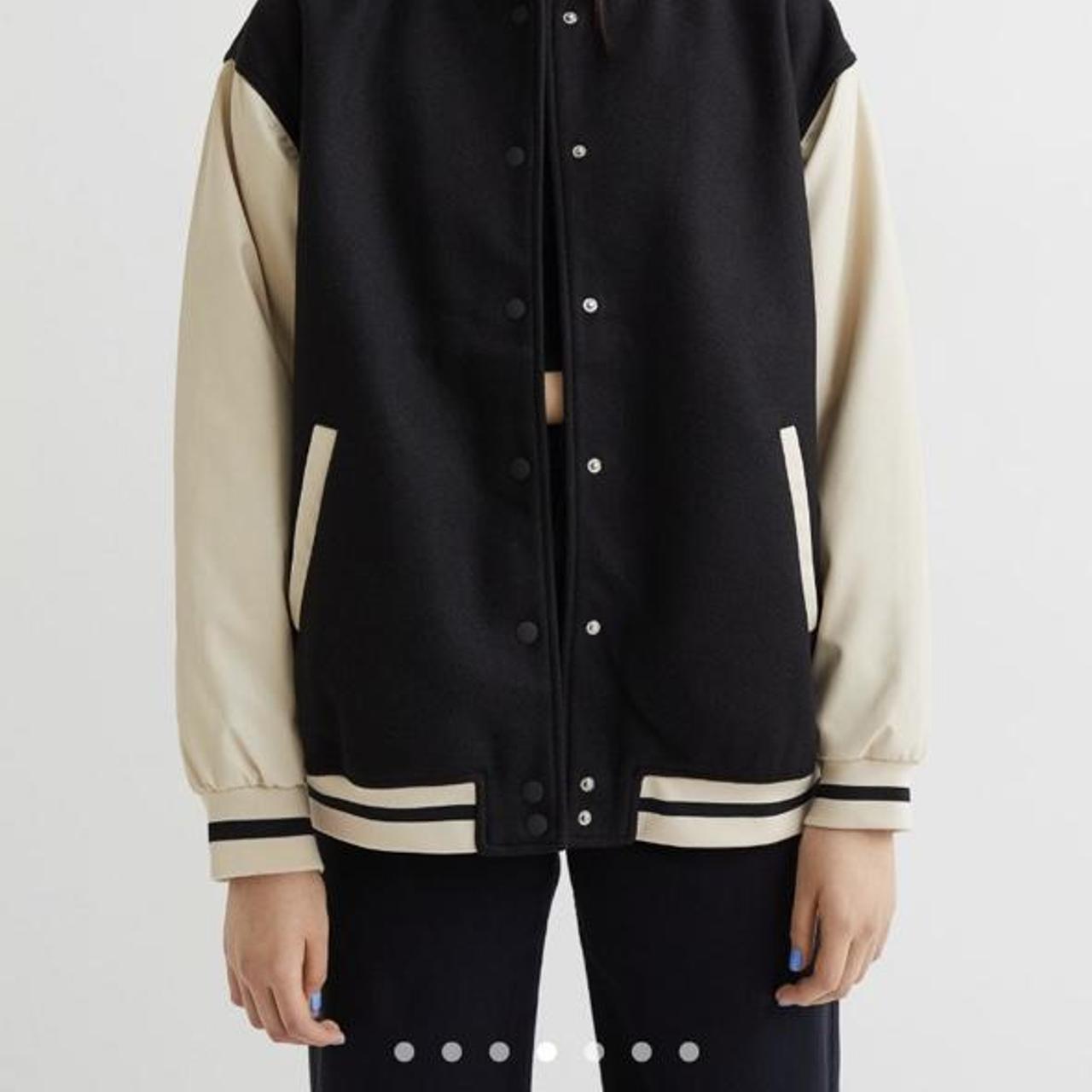 H&M varsity jacket Baseball jacket Depop