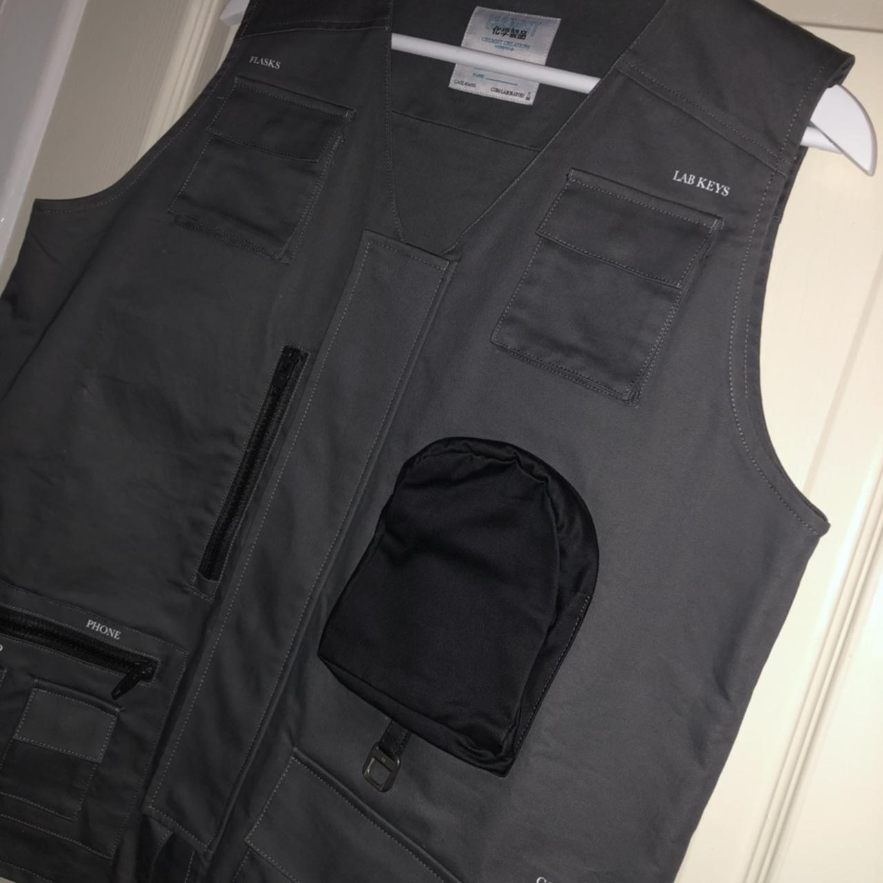 C2H4 grey utility vest bought from ejder paid Depop