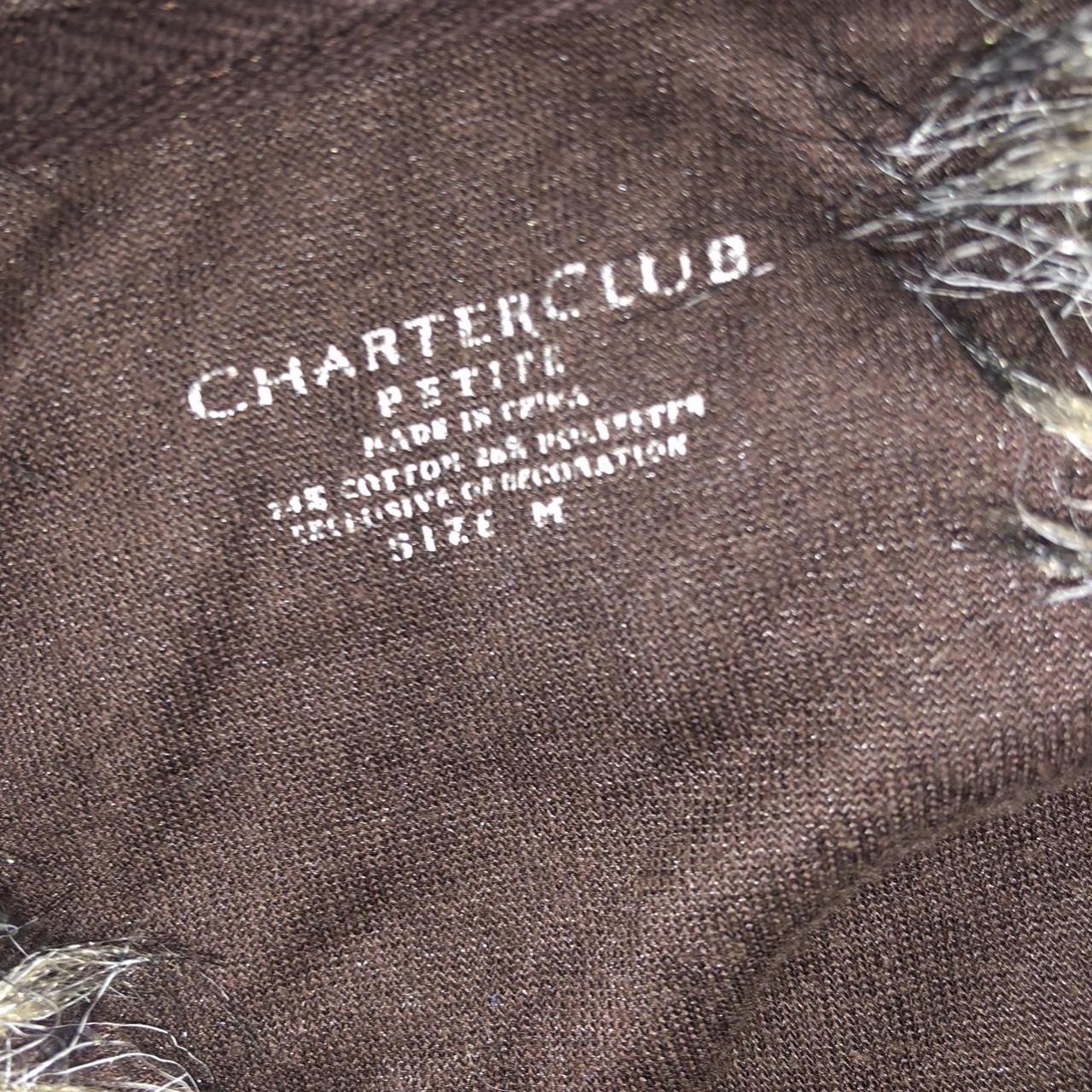 Charter Club Women's Brown Jacket | Depop