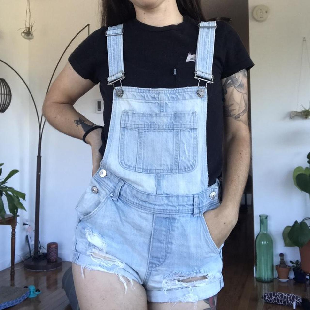 H&M fashion Coachella Jean Overalls