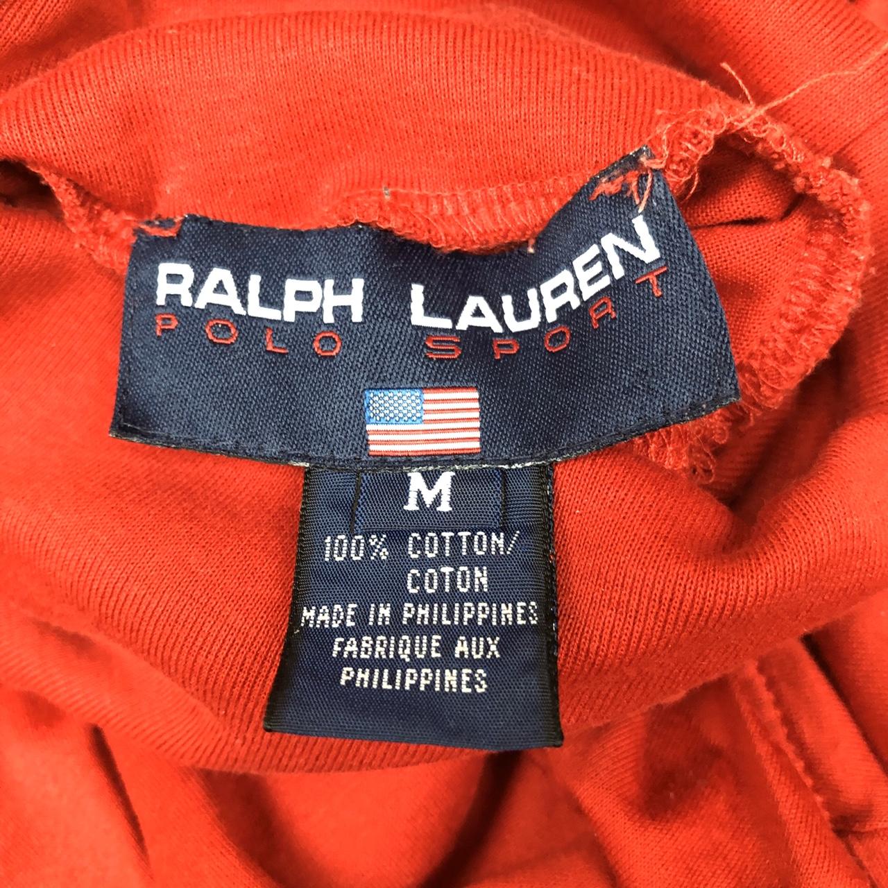 Amazing red Ralph Lauren polo sport turtle neck top... - Depop