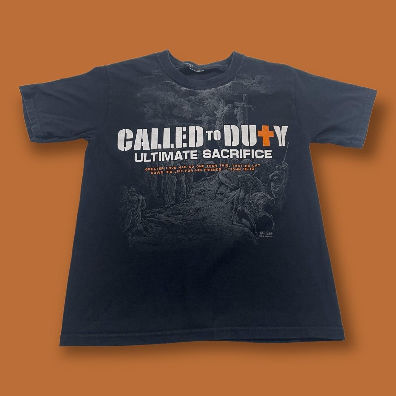 Call of Duty Parody Religion Tee “Called to Duty... - Depop