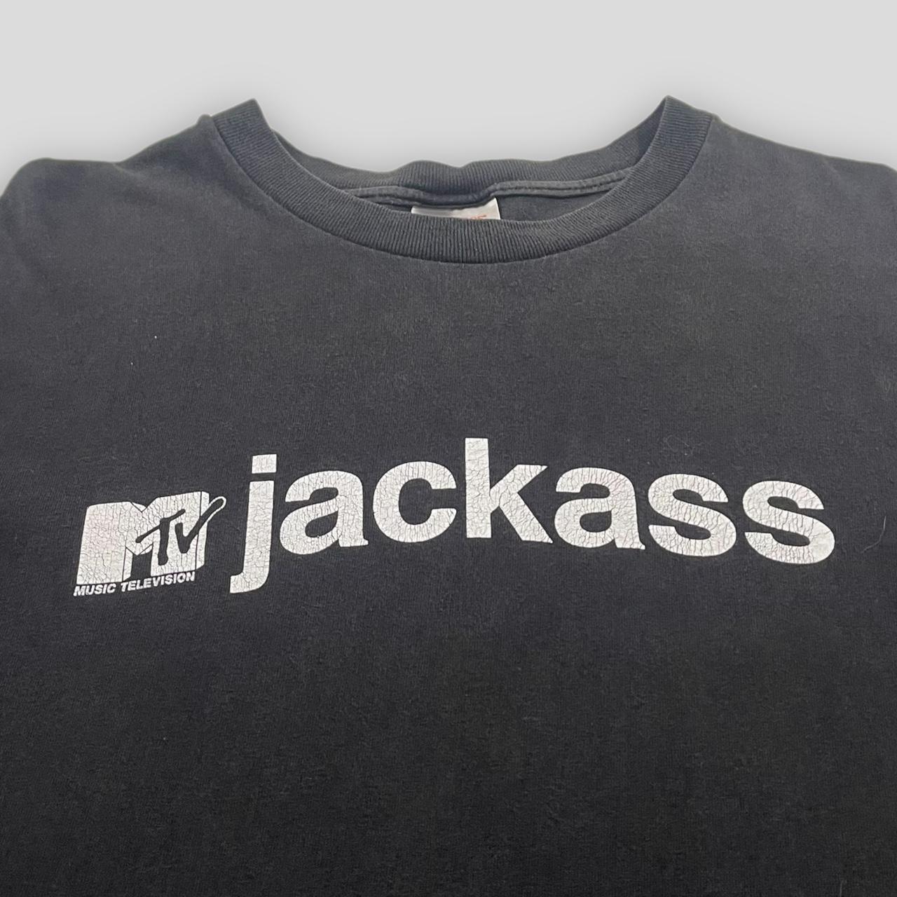 Vintage Jackass MTV T shirt Great Condition/Fade No... Depop