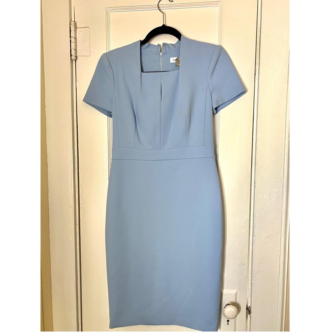 Womens Dresses Light Blue Calvin Klein Dress Macys Womens Calvin