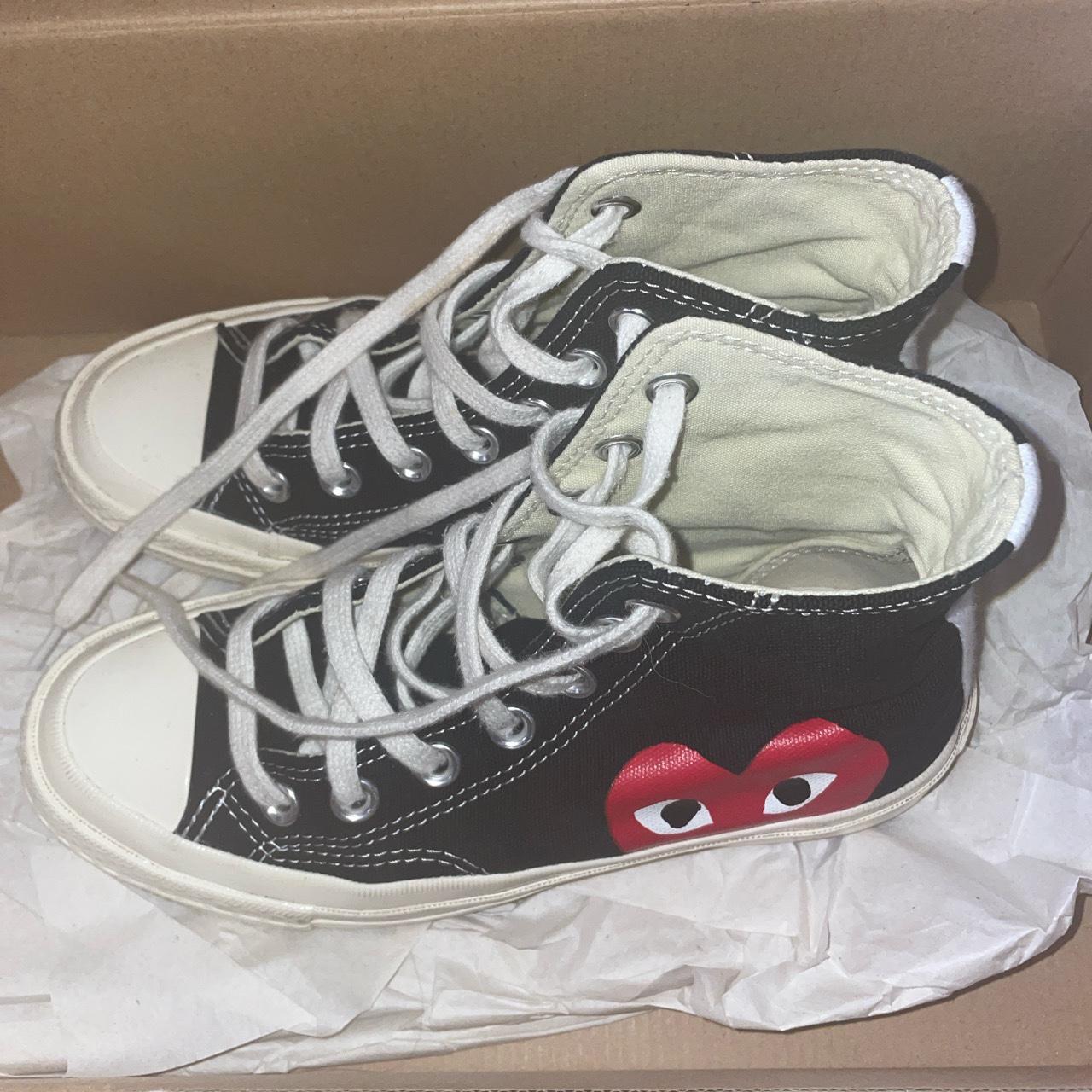comme des garcons converse size 5 womens