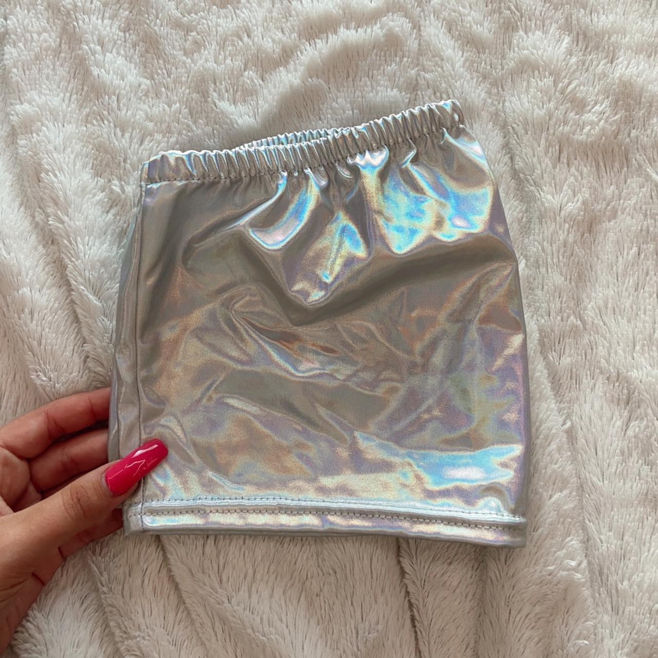 holographic tube top 🧚🏼‍♀️🌟💕 space grl... - Depop