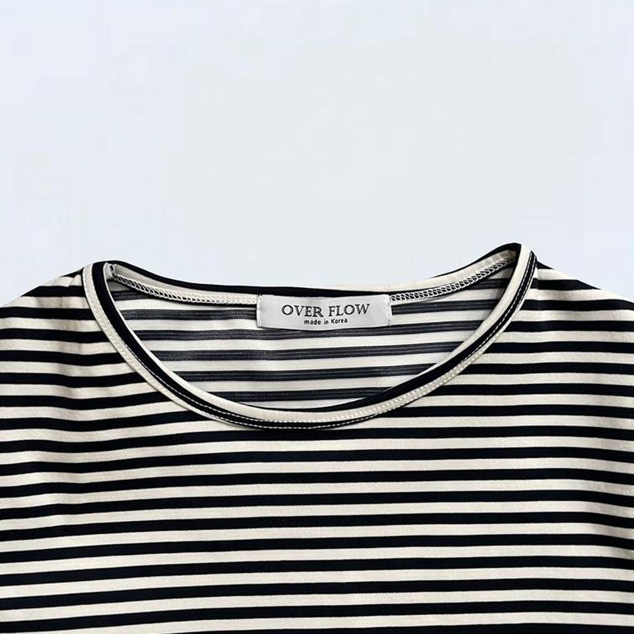Product Image 3 - Striped Crew Neck Crop T-Shirt
