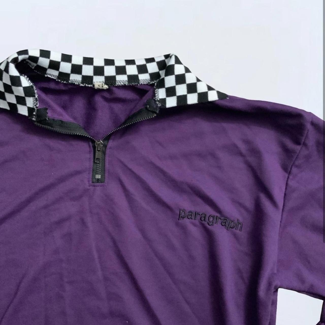 Product Image 2 - Checkered purple sweater from Yesstyle
One