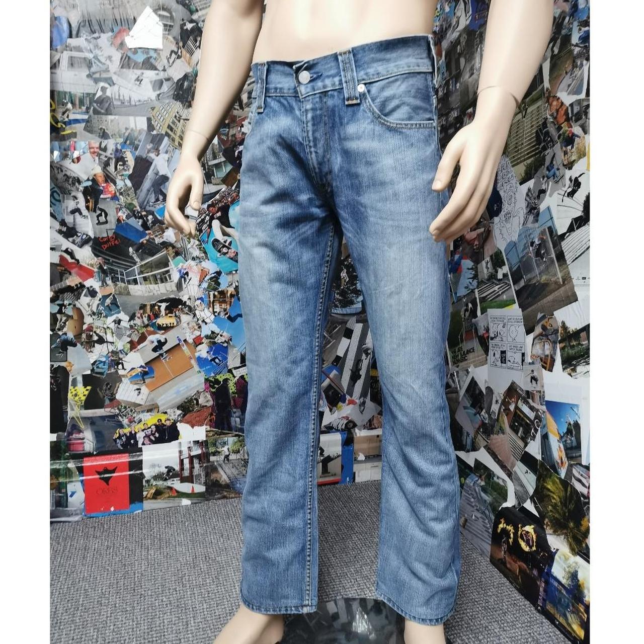 90s LEVI 506 standard fit straight leg blue Mens ... - Depop