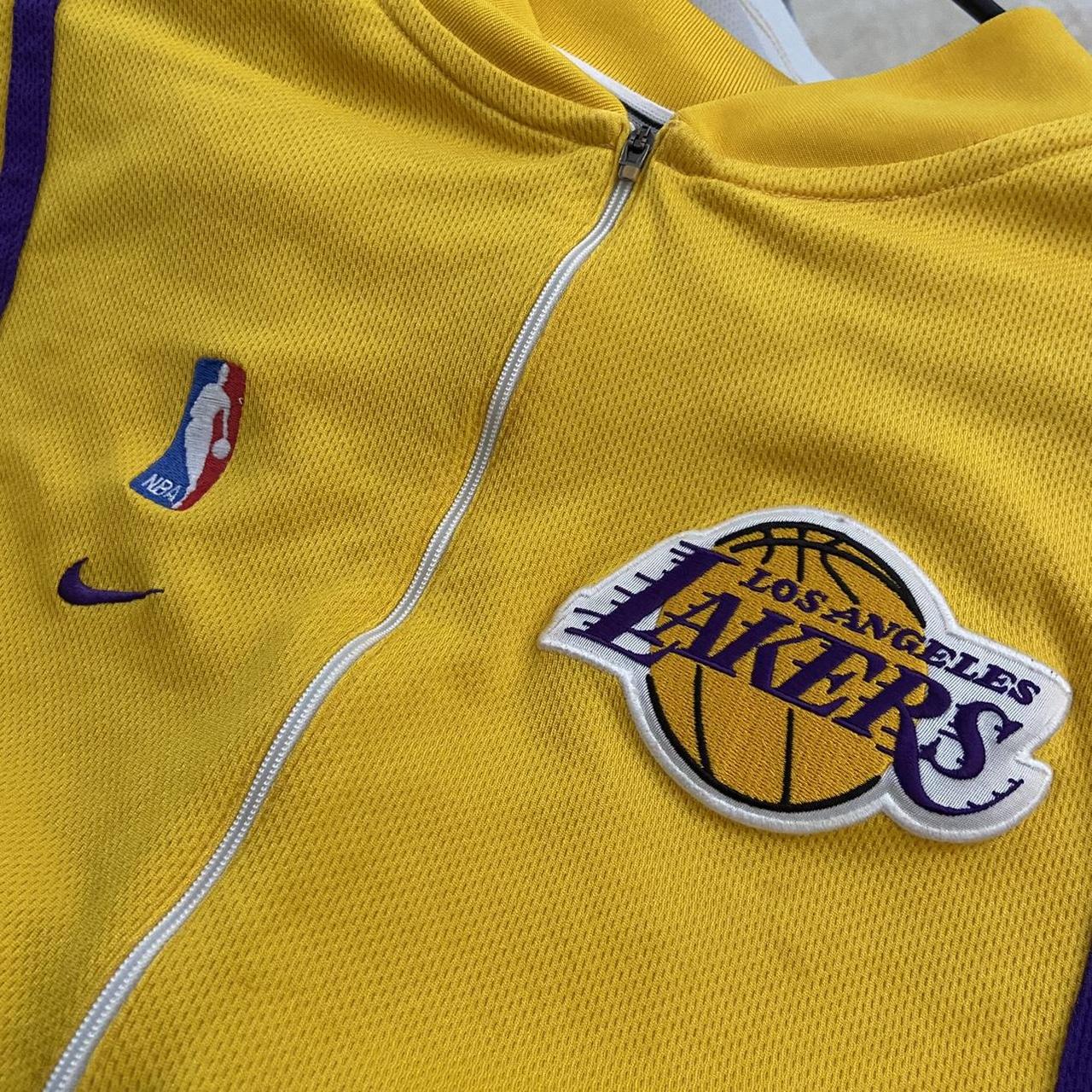 Los Angeles LA Lakers Basketball Warm Up Champion - Depop