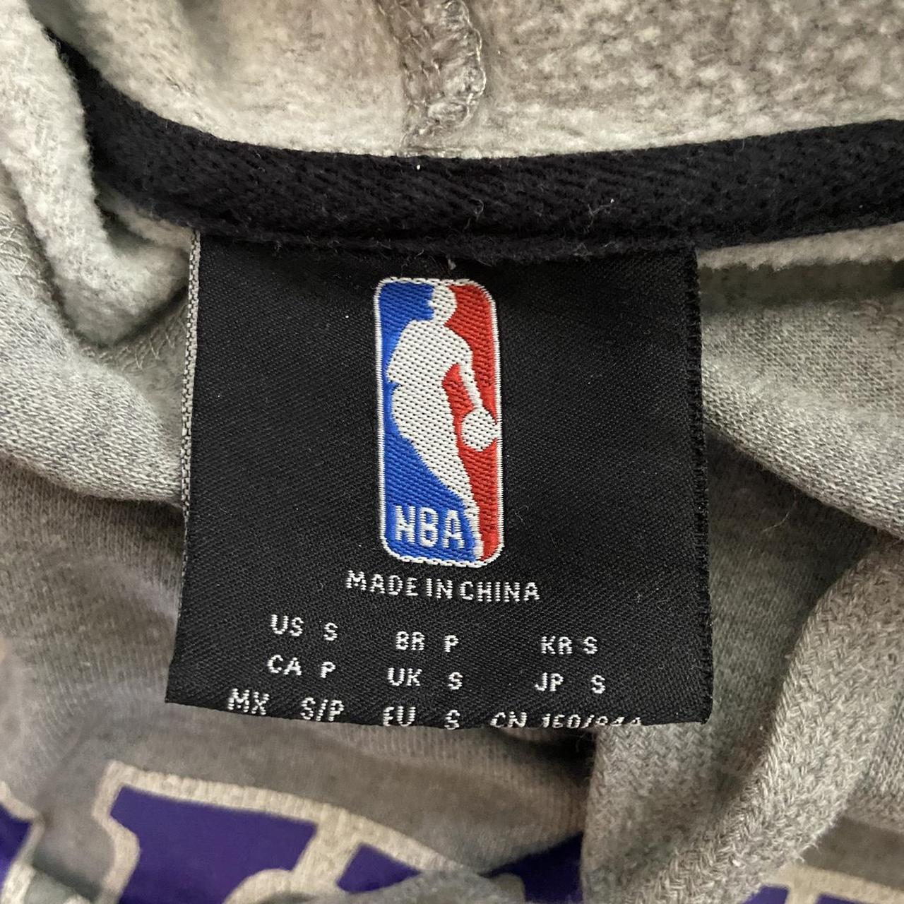 NBA Men's Grey and Purple Hoodie (4)