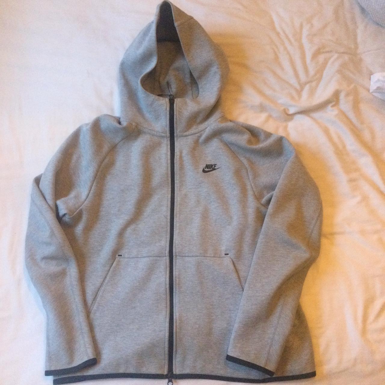 Nike old season tech fleece in grey Size Uk men’s... - Depop