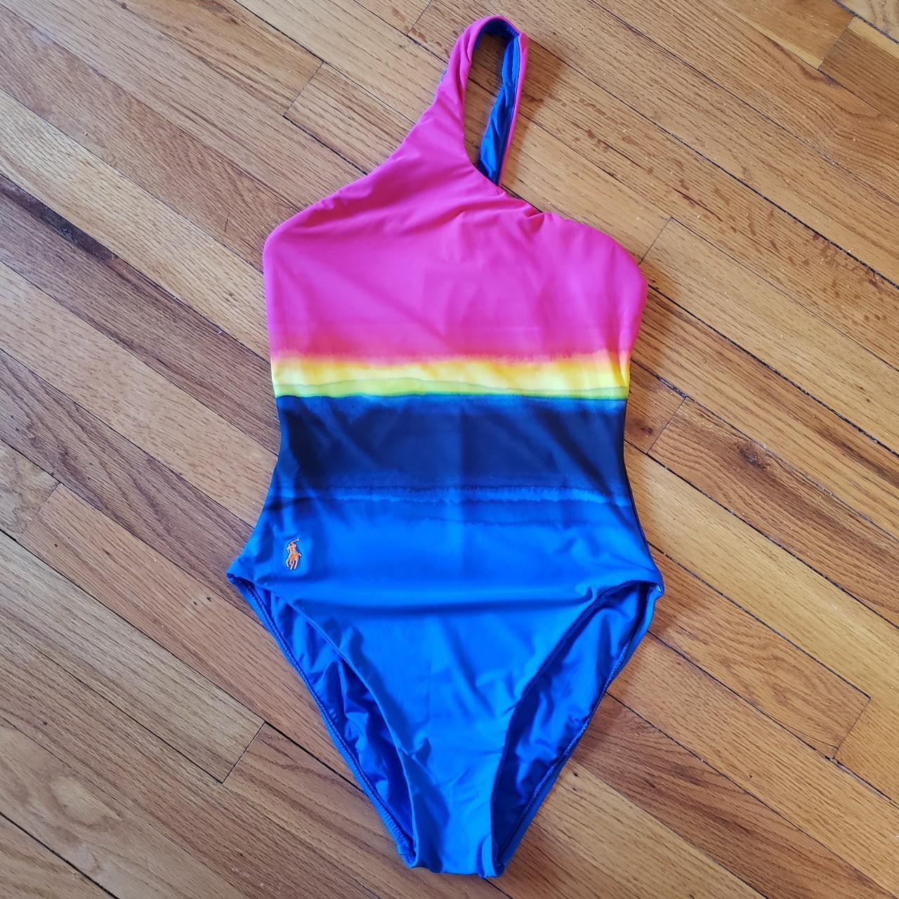 ralph lauren tie dye bathing suit