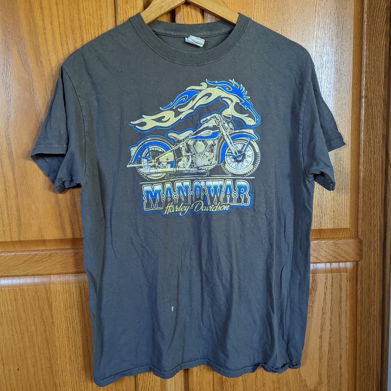 Harley Davidson Horse Motorcycle Kentucky Man O War... - Depop