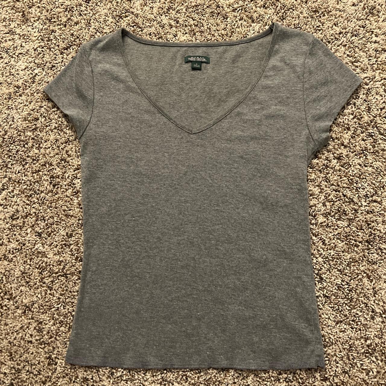 Target Women's Grey Shirt | Depop