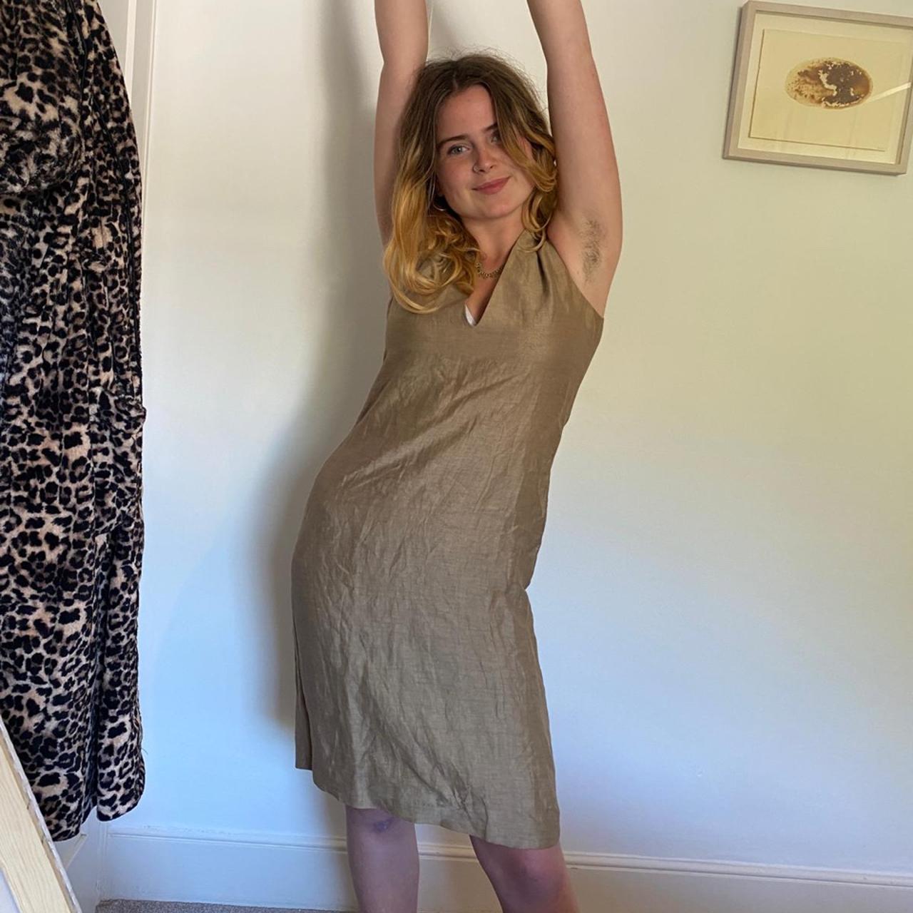 Nicole farhi linen sales dress