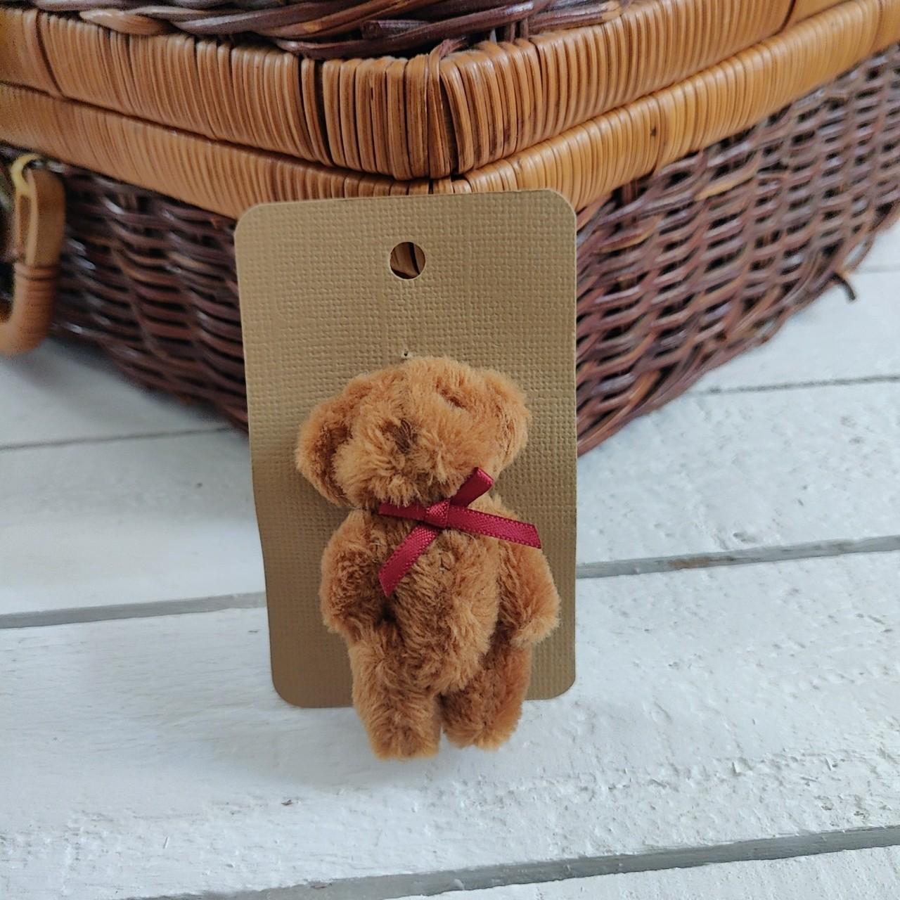 Handmade Pin  Brown Plush Teddy Bear Pin This is - Depop