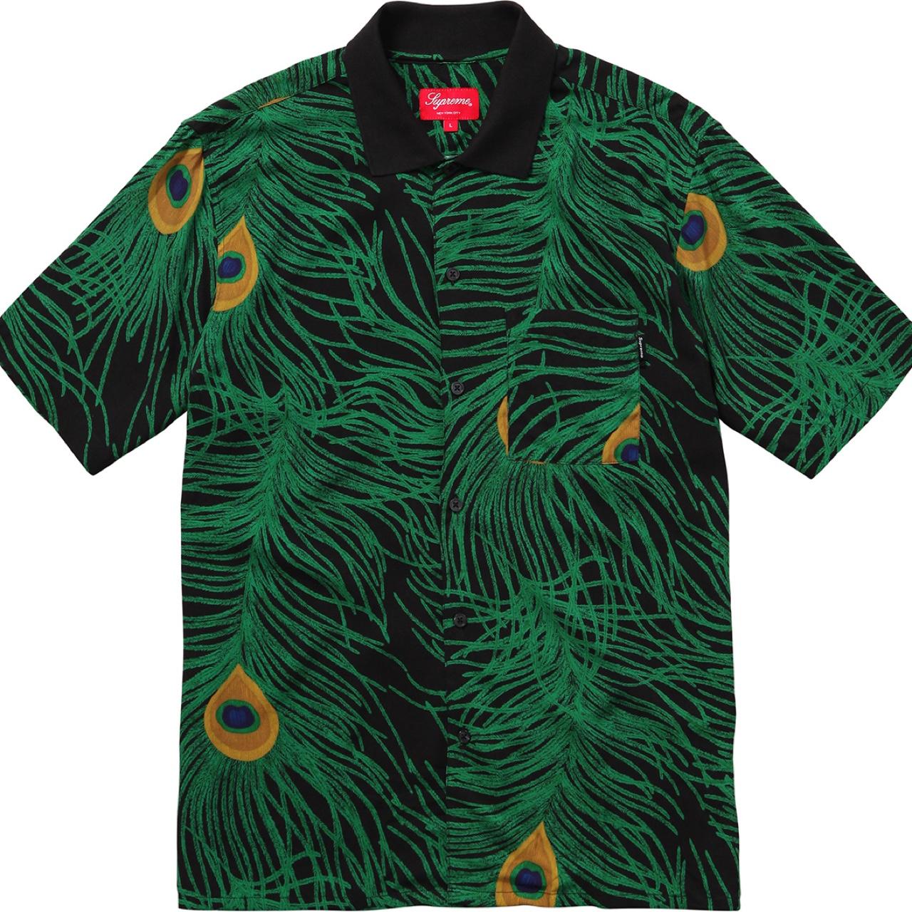 Wtb supreme peacock shirt either medium or large... - Depop