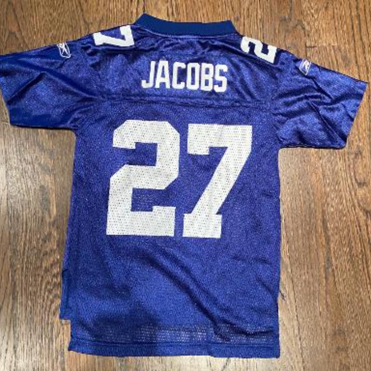 NY Giants Kids Jersey #27 Jacobs Reebok brand... - Depop