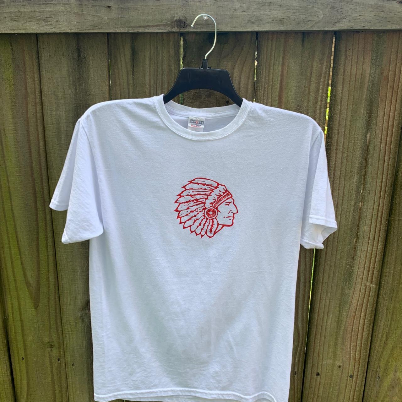 Red Chief White Printed T-Shirt