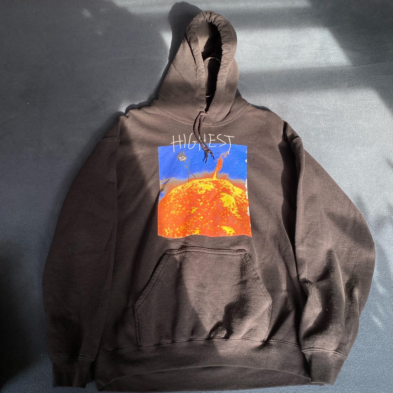 Travis Scott Highest in the Room Sun Hoodie Size Depop