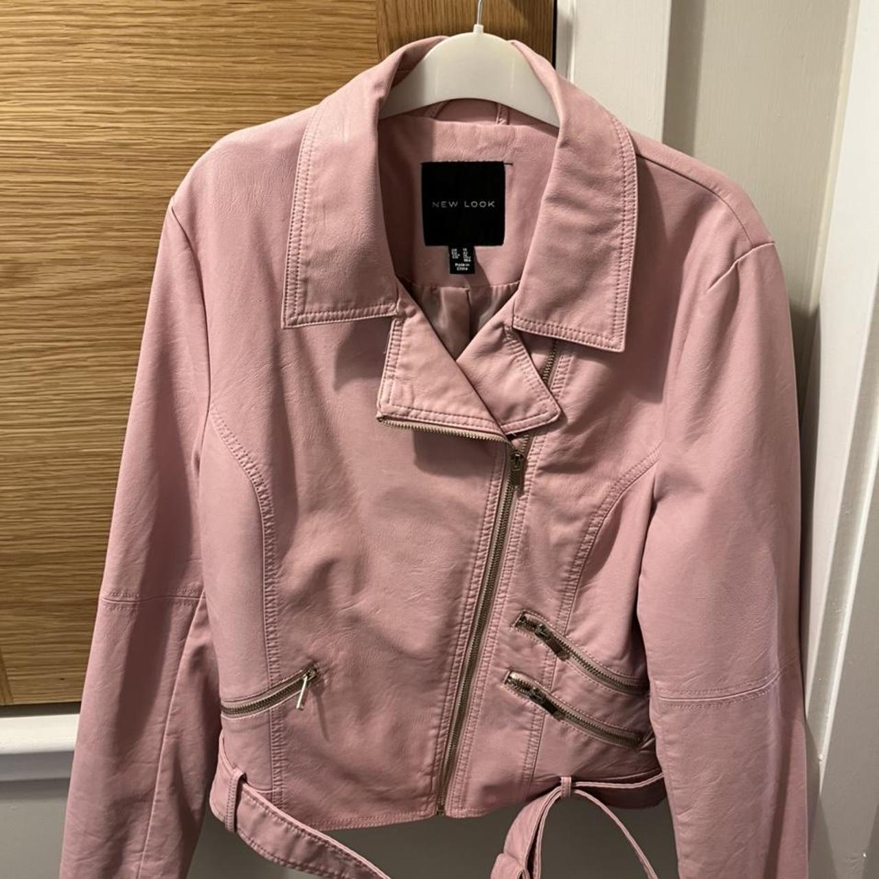 New Look Women's Pink Jacket Depop