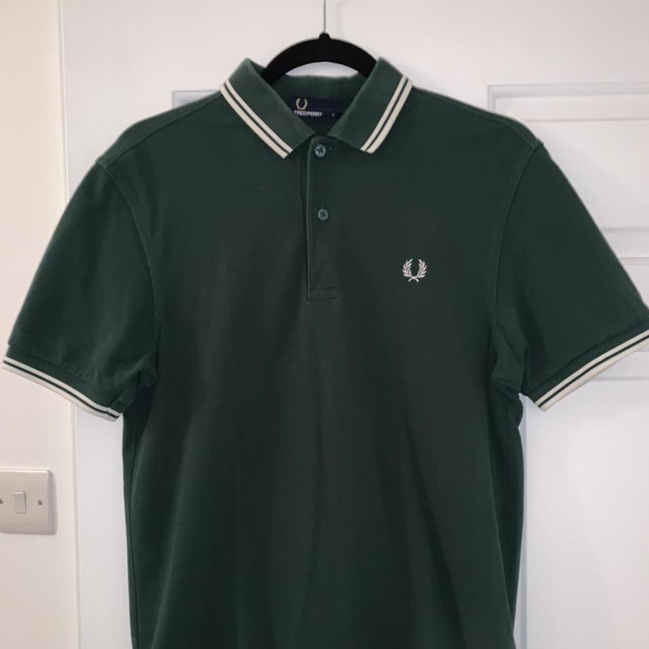 Green Fred Perry Polo Shirt! Size Small! Excellent... - Depop