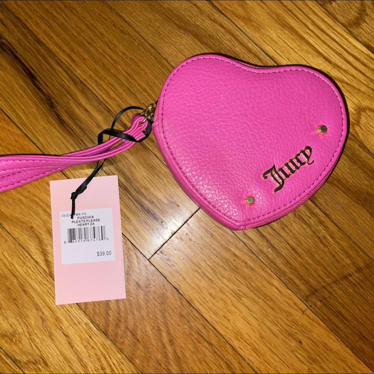 Juicy Couture Heart Shaped Coin Purse Brand new with Depop