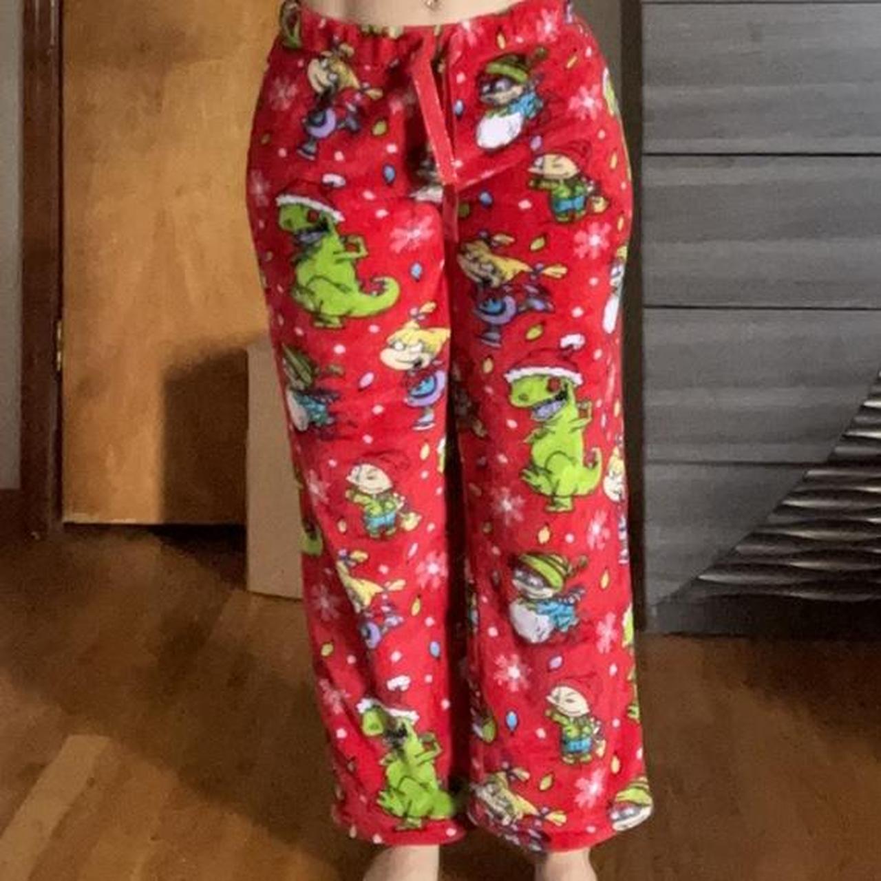 Nickelodeon Women's Red and Green Pajamas | Depop