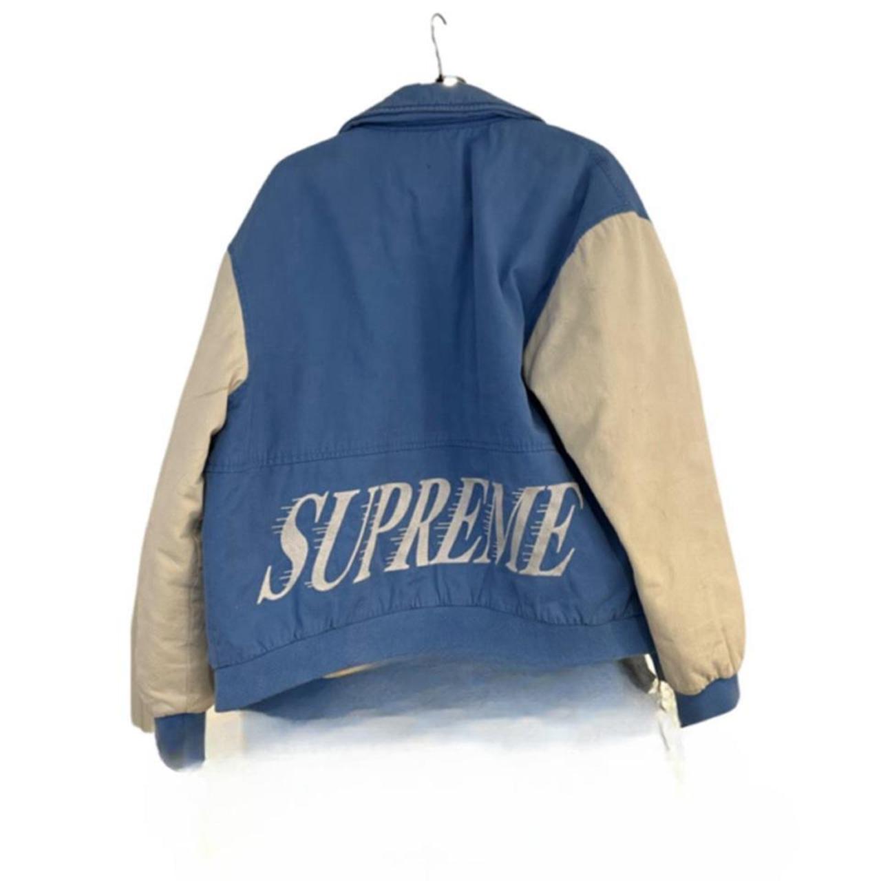 supreme twill varsity jacket