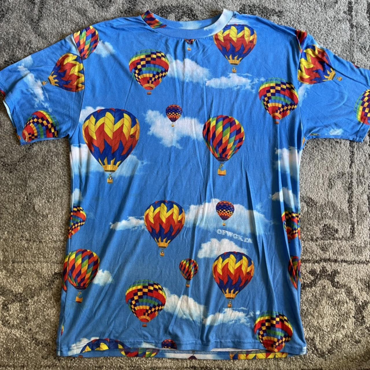 Odd Future Men's Blue and Yellow T-shirt
