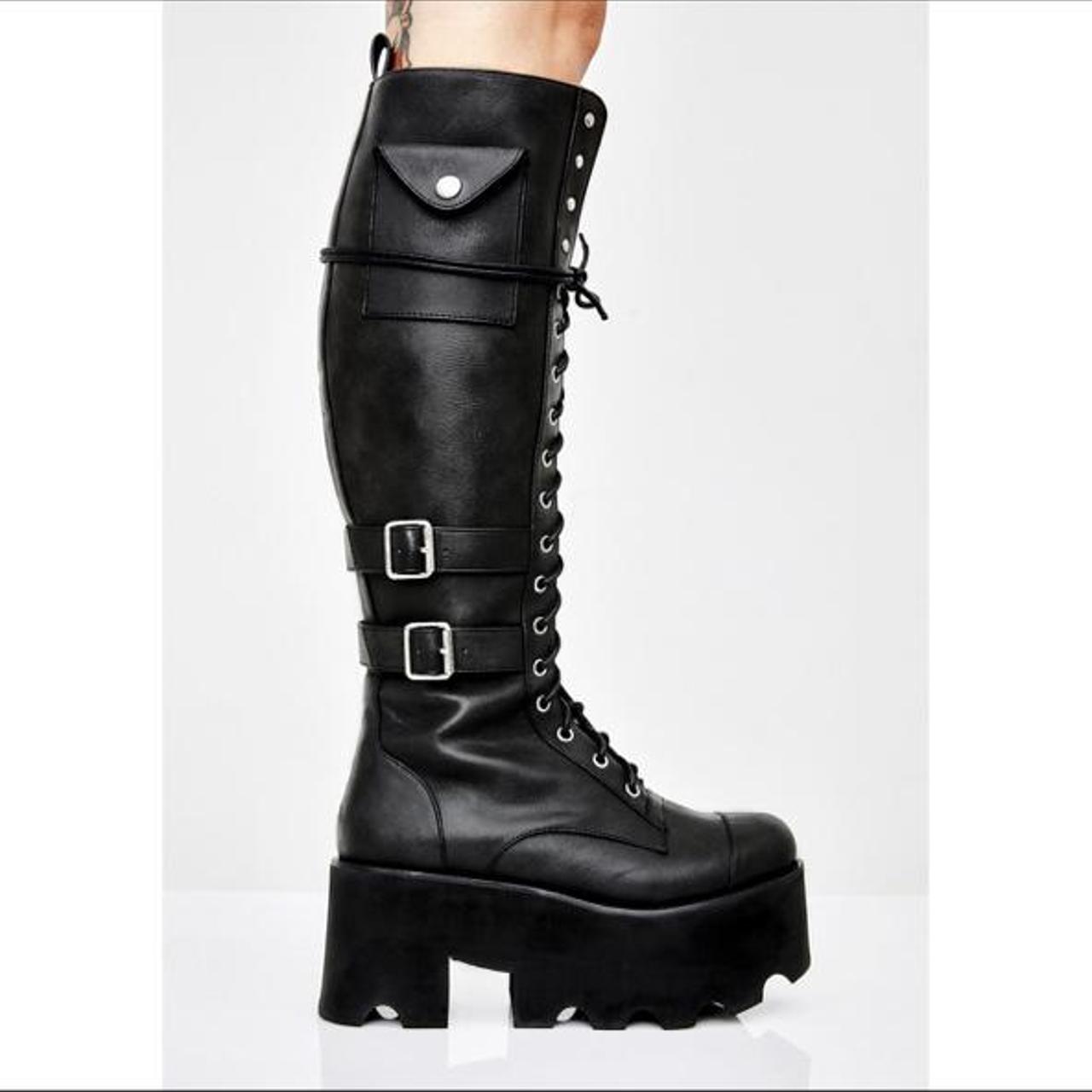 Dolls Kill Women's Black Boots (3)