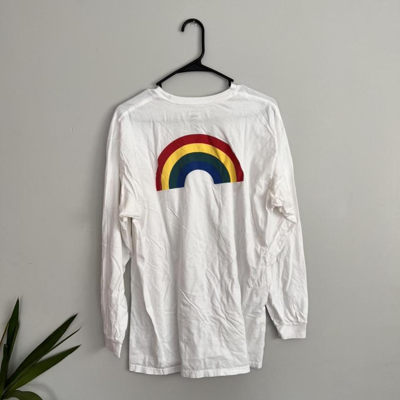 vans rainbow long sleeve