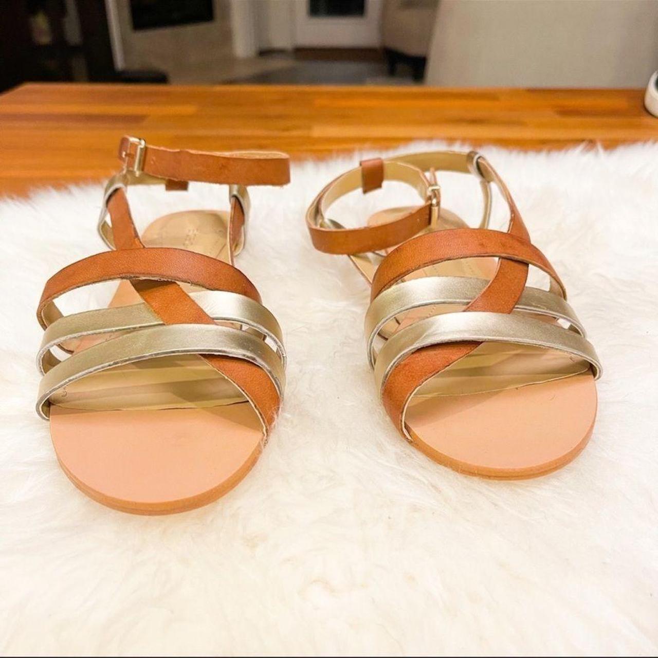 Product Image 3 - BCBGeneration Tan & Gold Sandals.
