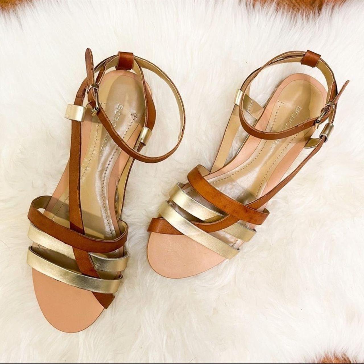 Product Image 1 - BCBGeneration Tan & Gold Sandals.