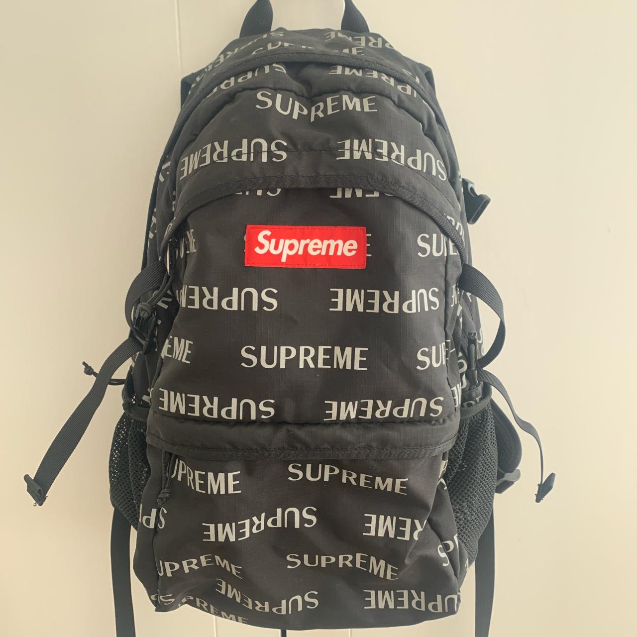 supreme 3m reflective repeat backpack