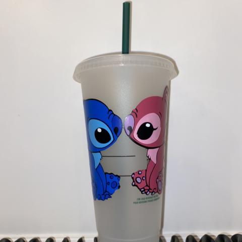 Lilo & Stitch two heads Starbucks Cold Cup