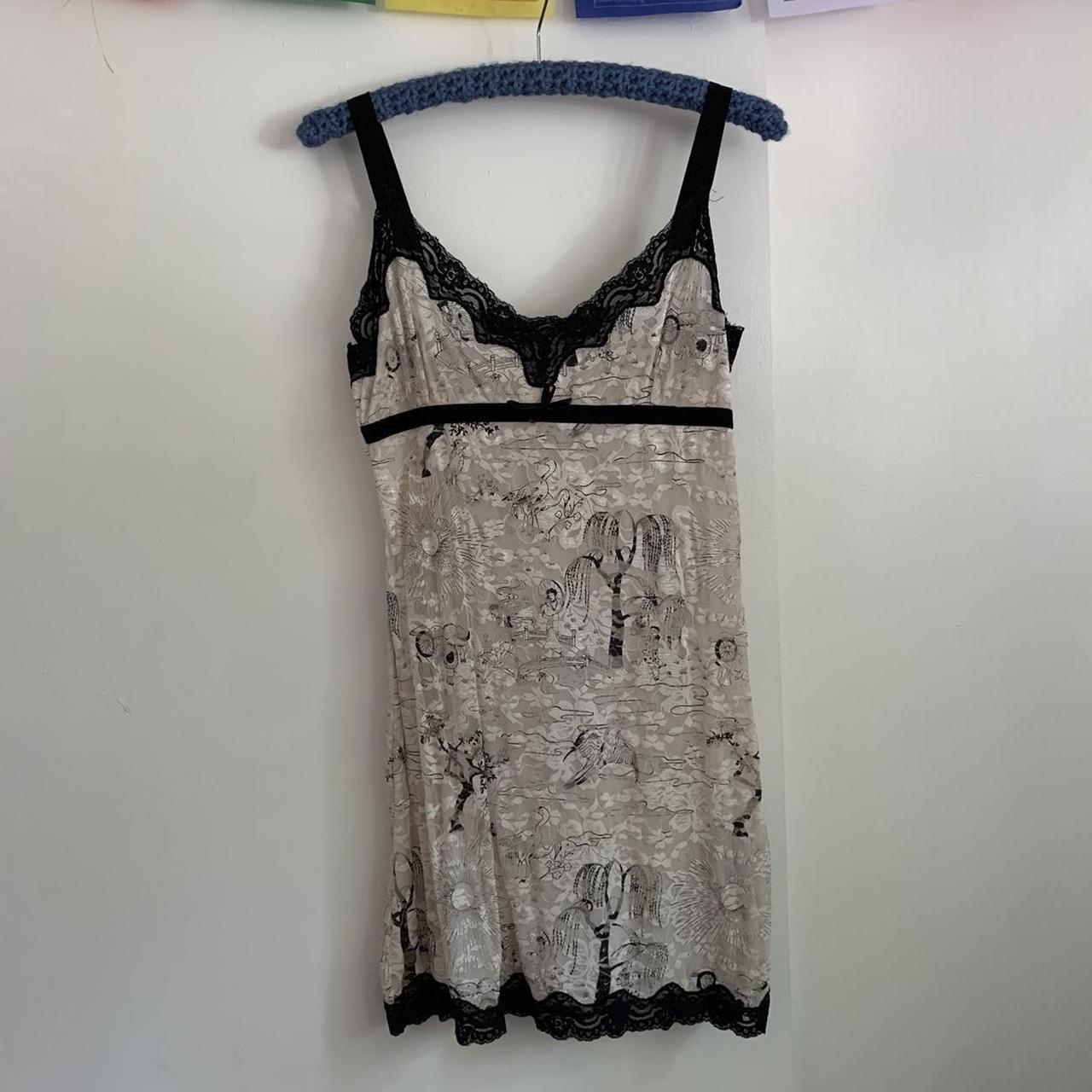 Product Image 1 - Black and ivory lace slip