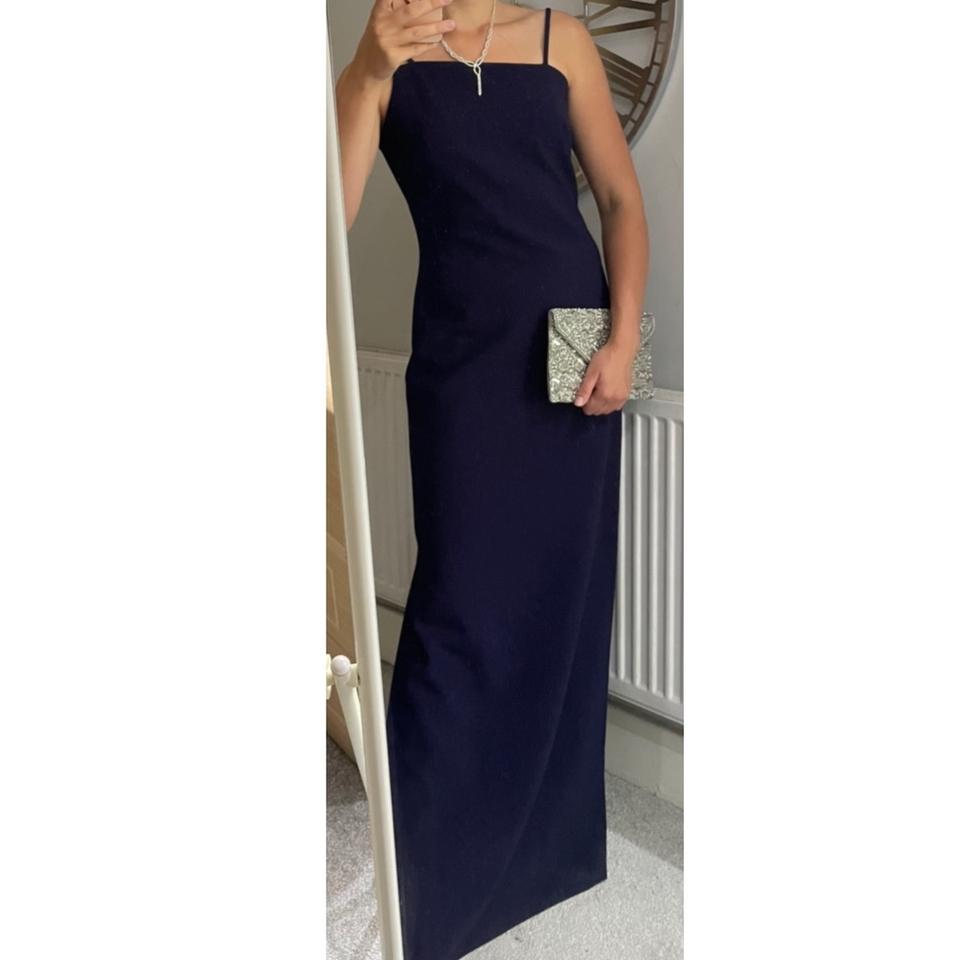 ted baker asymmetric strap maxi dress