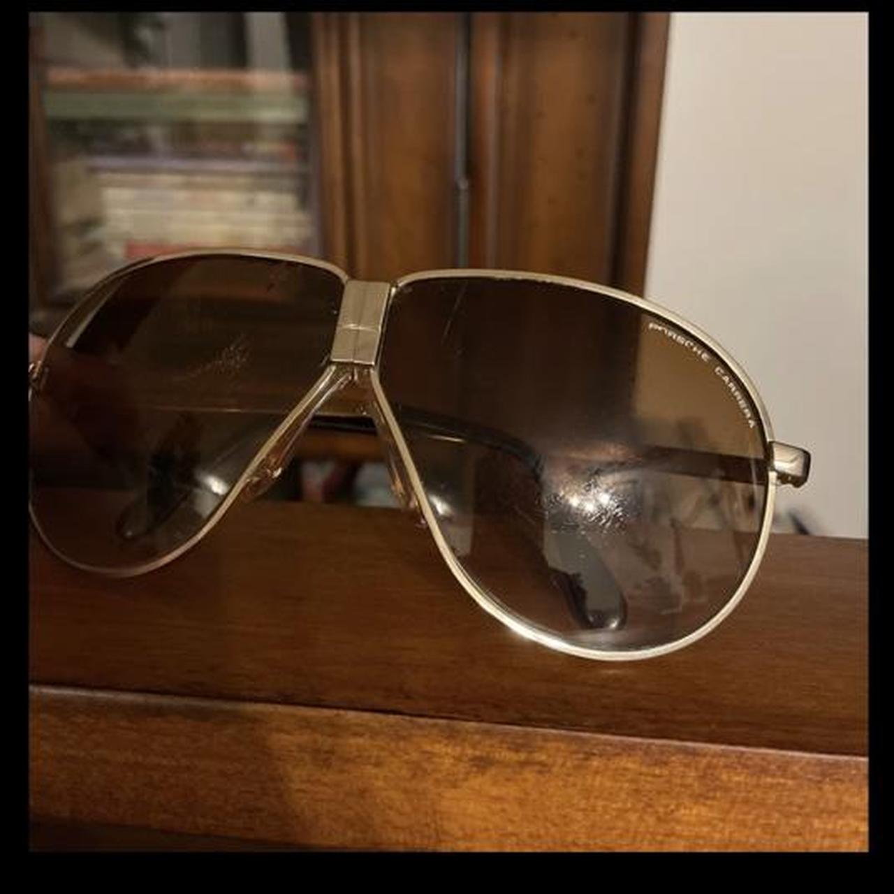 Vintage Porsche Carrera Folding Sunglasses Original... Depop