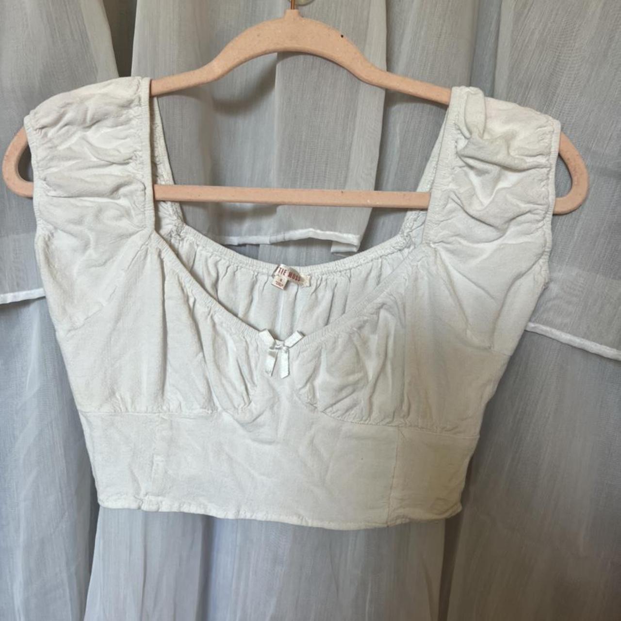 Product Image 1 - little white preppy crop top