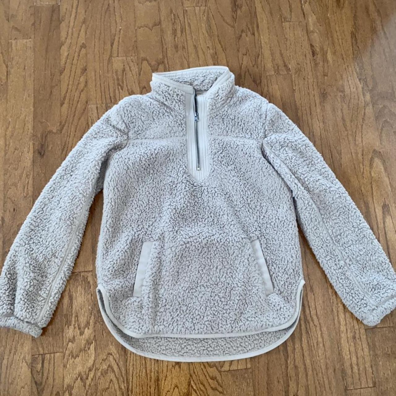 Abercrombie sale sherpa sweatshirt