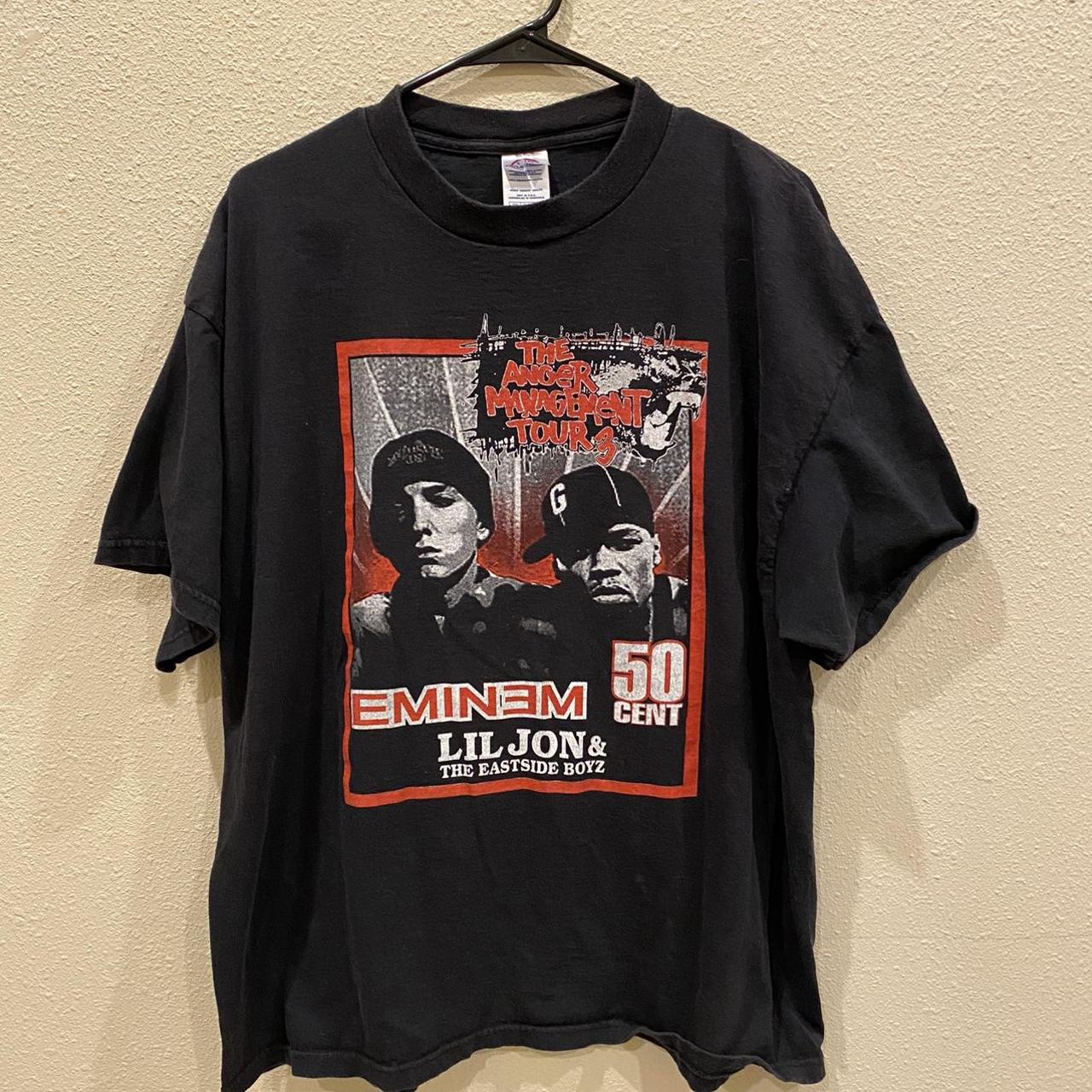 Vintage 50 cent and Eminem tour shirt from 2005 very... - Depop