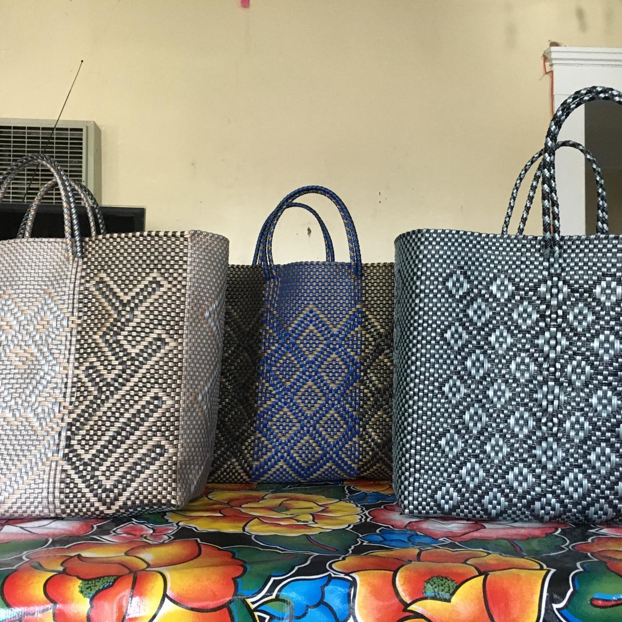 Colorful woven tote bags Fair trade 💯 handmade - Depop