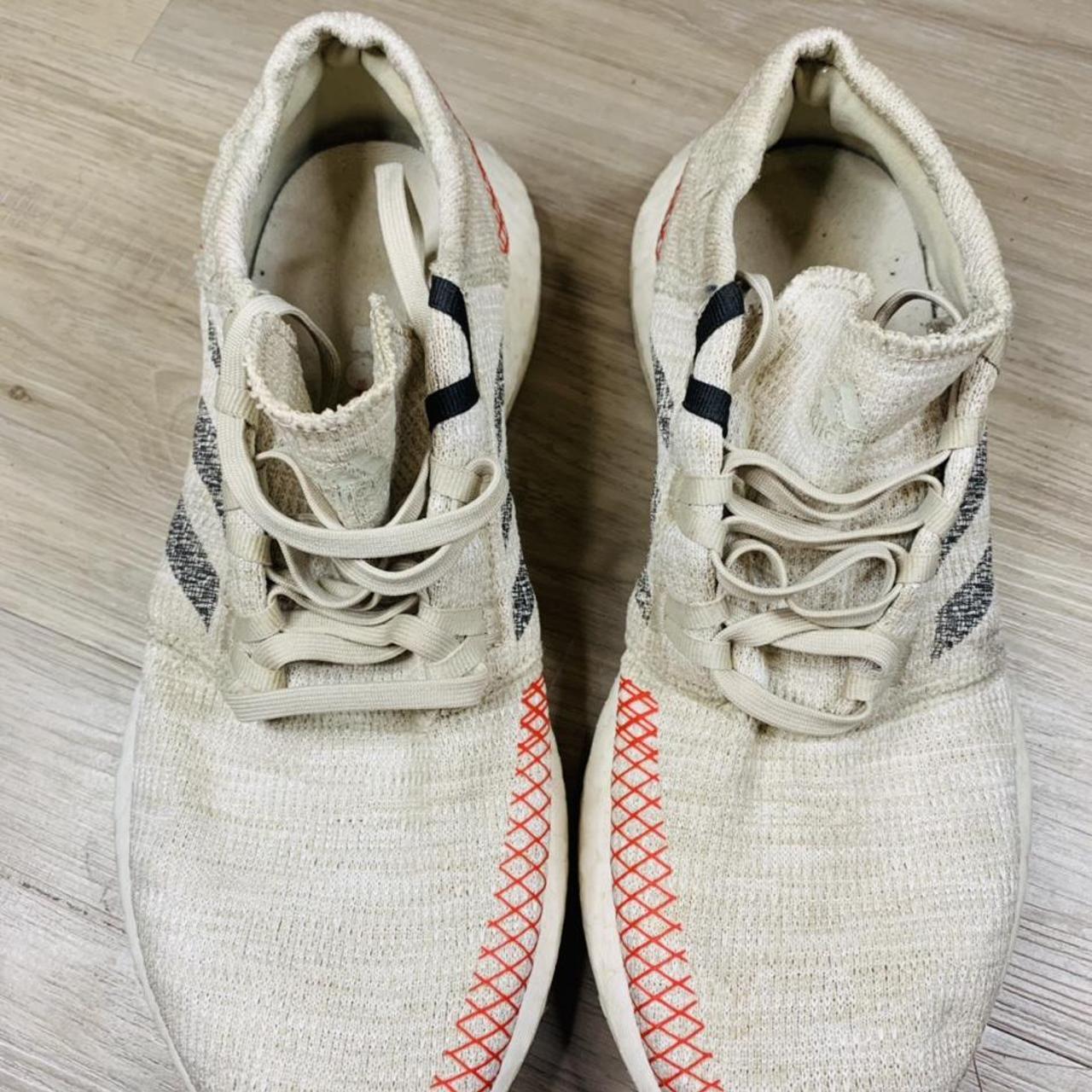 Adidas Mens Pureboost Go Running Shoes Brown Depop