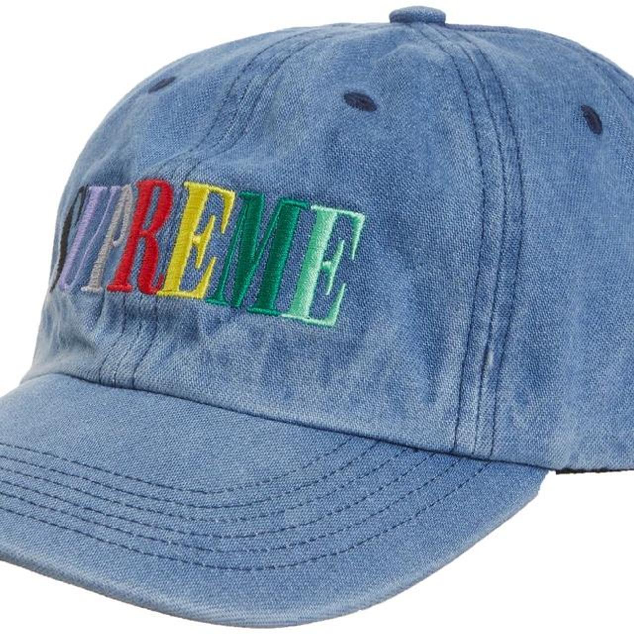 Supreme Multi Color Logo 6-Panel 20FW Panel Cap Supreme Multi