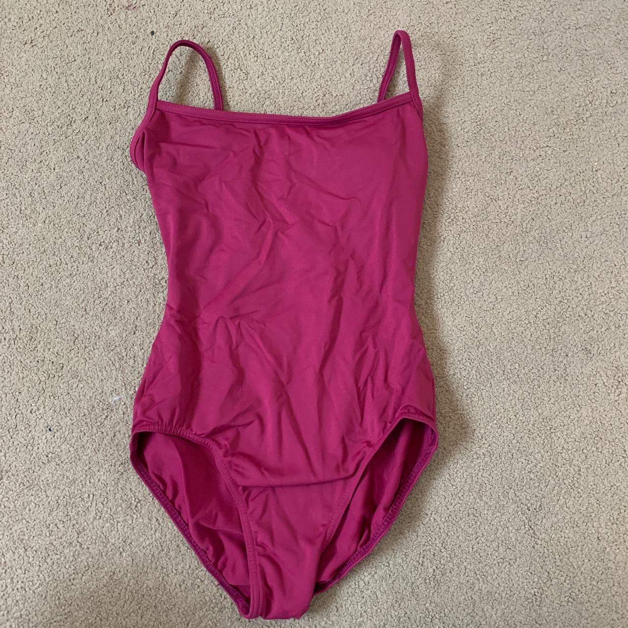 Pink dance leotard hardly worn #pinkdanceleotard... - Depop