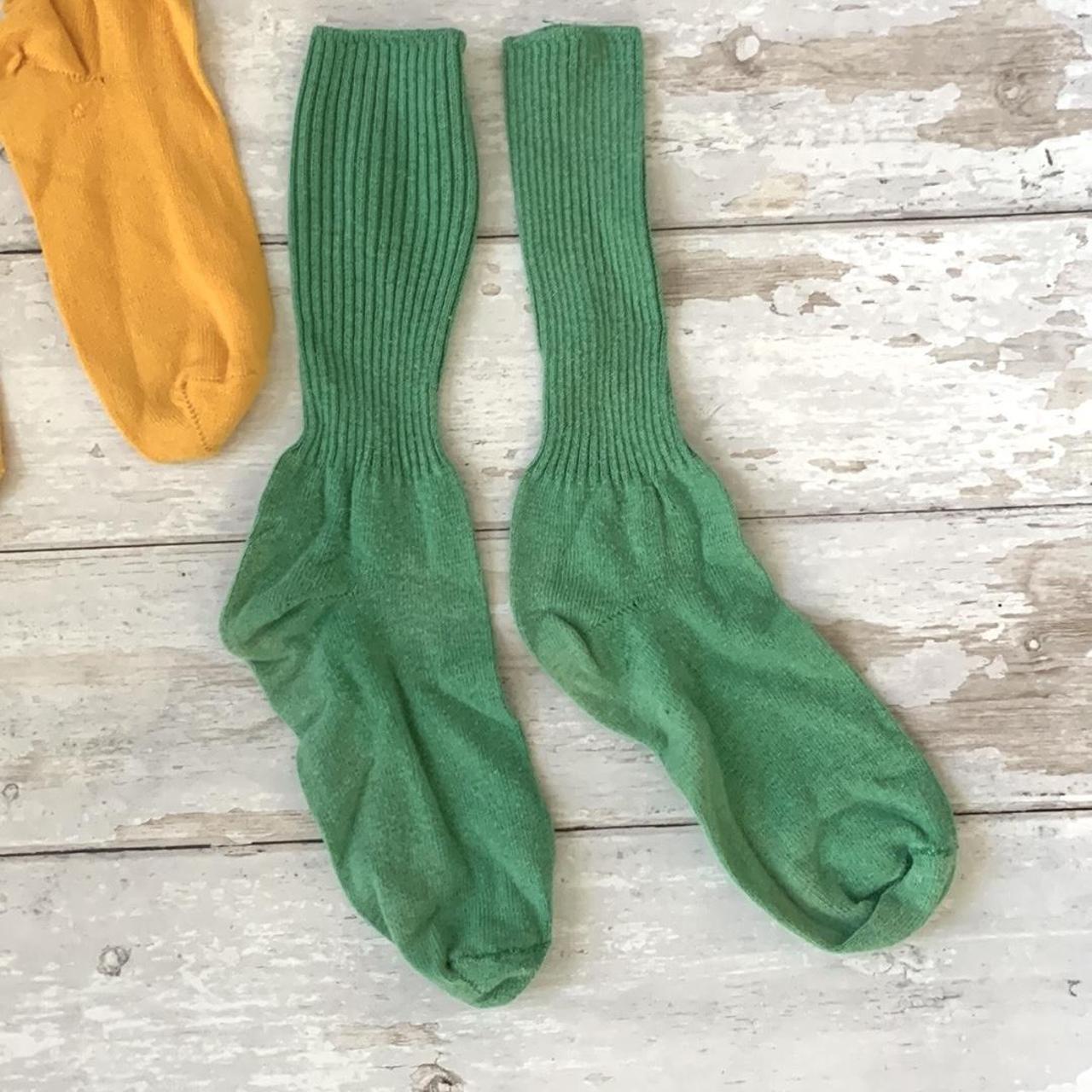 PacSun Men's Green and Blue Socks (2)