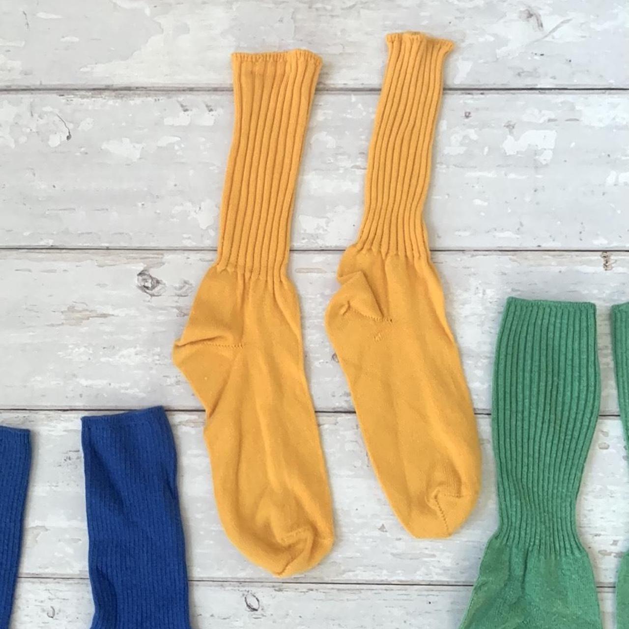 PacSun Men's Green and Blue Socks (3)
