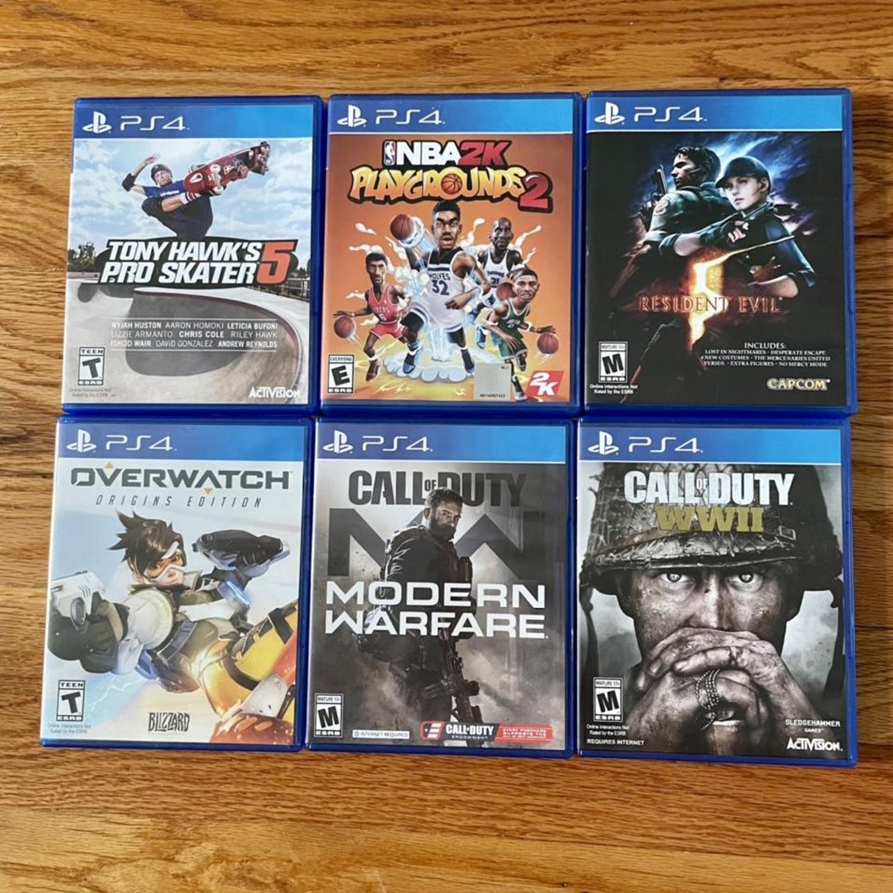 Six (6) PS4 games bundle for sale! Tony Hawks pro... - Depop